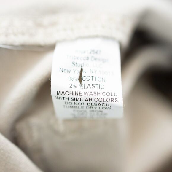 Nili Lotan Cropped French Military Capri Jogger Pant Eggshell Ivory Size 8 - Picture 9 of 10